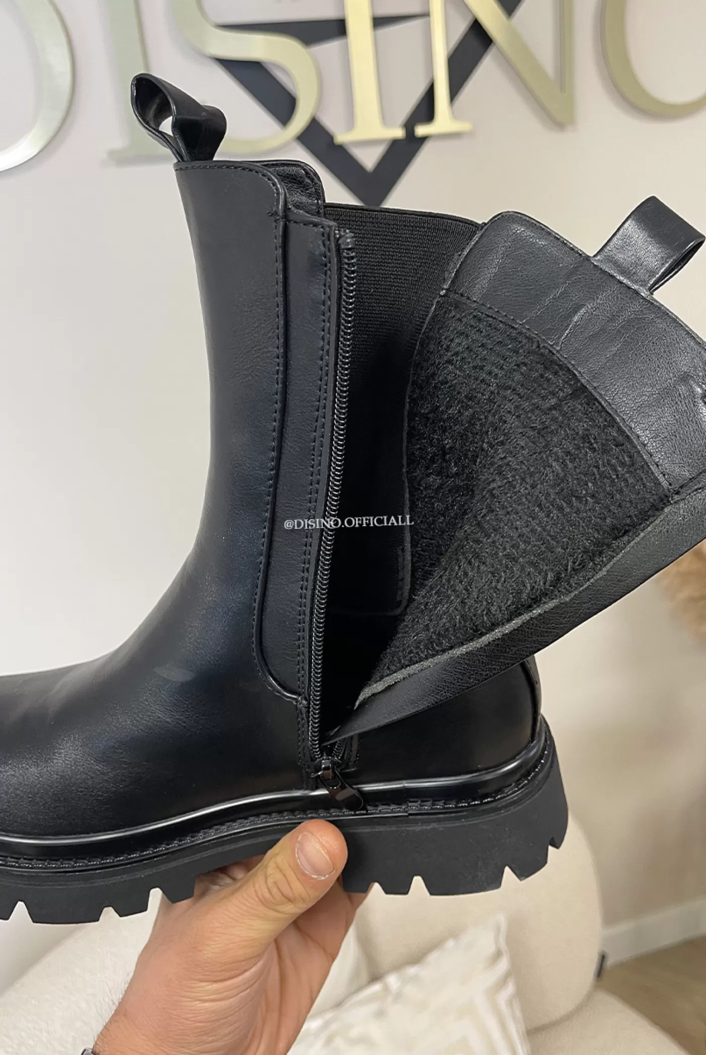 DISINO Black - 'Carmen V2 Boots' - Premium Quality Short Boots | Vrouw Boots