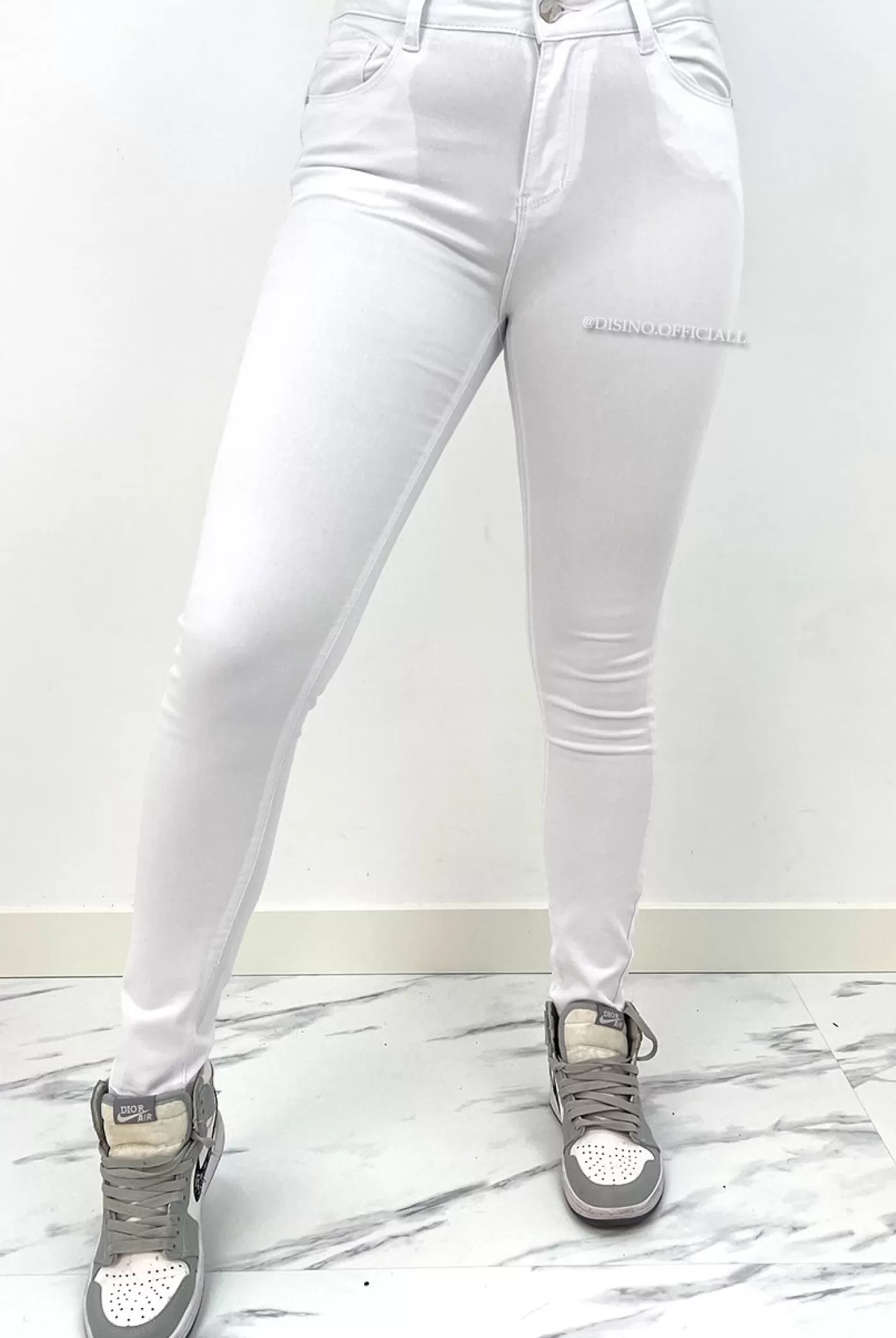 DISINO Hello Miss - White - The Best White Skinny Jeans - 002 | Vrouw Jeans