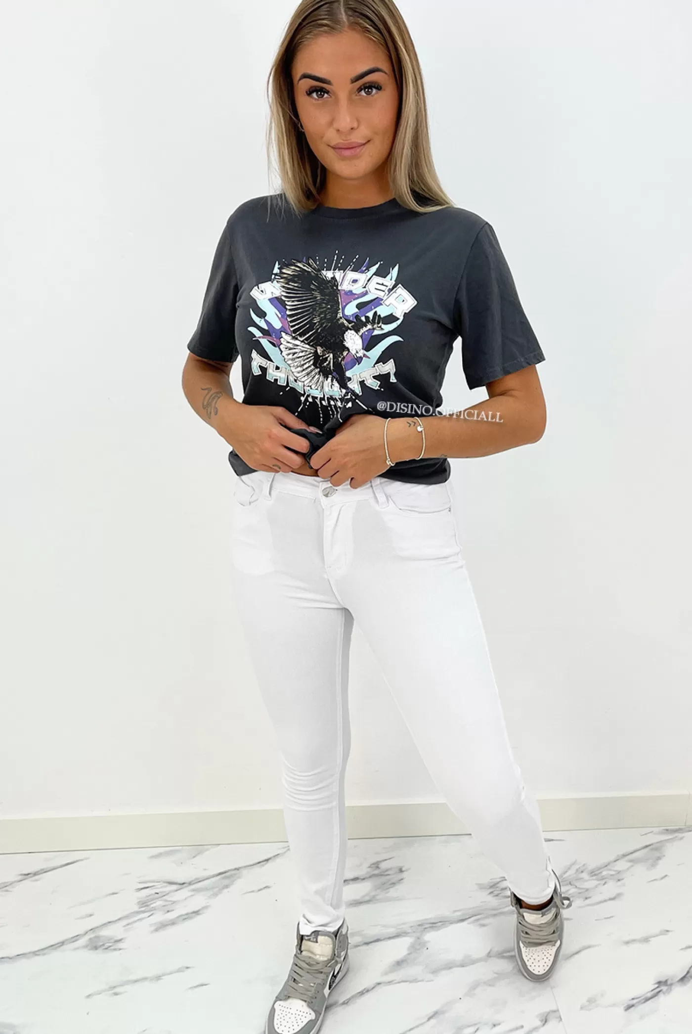 DISINO Hello Miss - White - The Best White Skinny Jeans - 002 | Vrouw Jeans