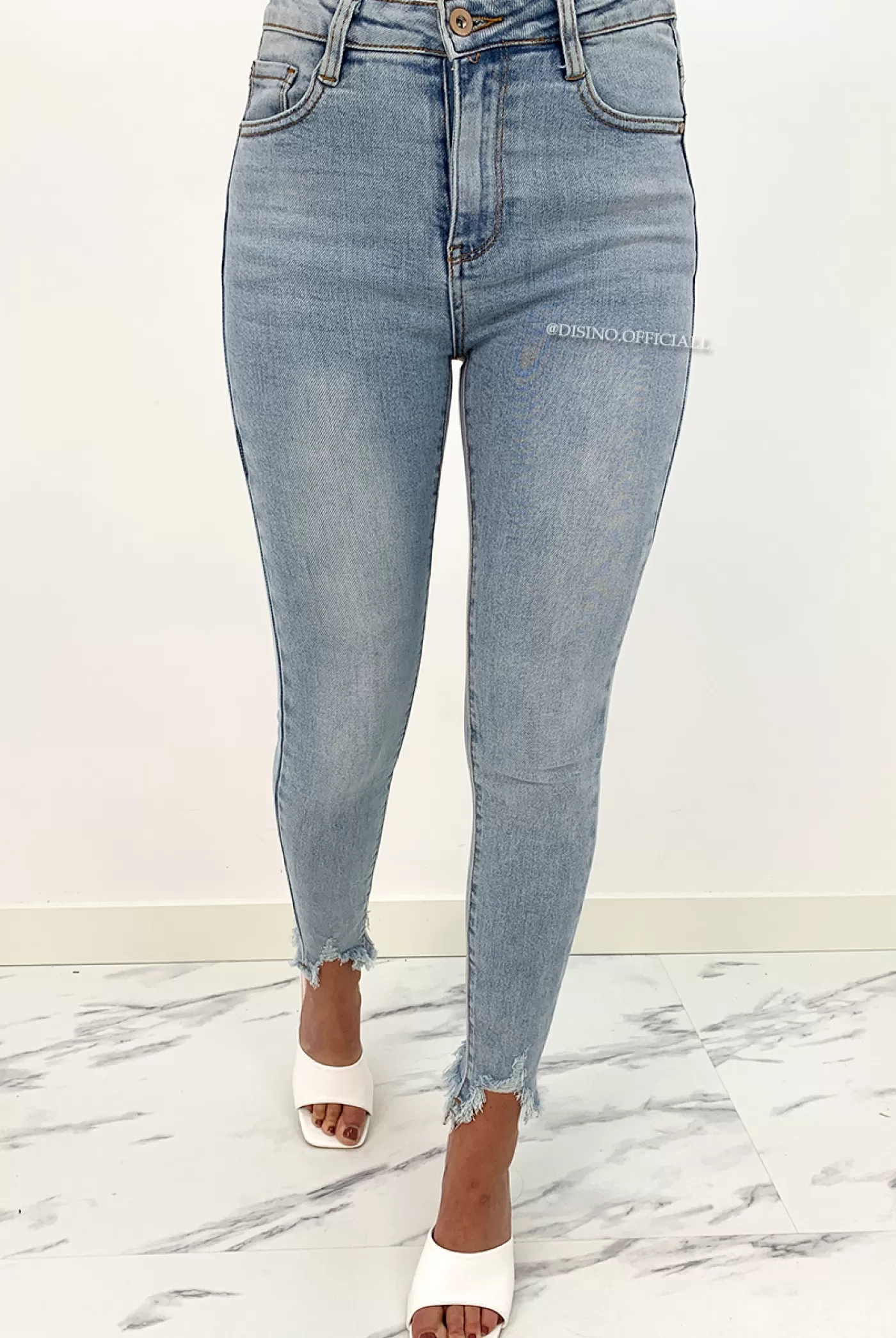 DISINO Laulia - Light Blue - High Waist Skinny Jeans - 277 | Vrouw Jeans