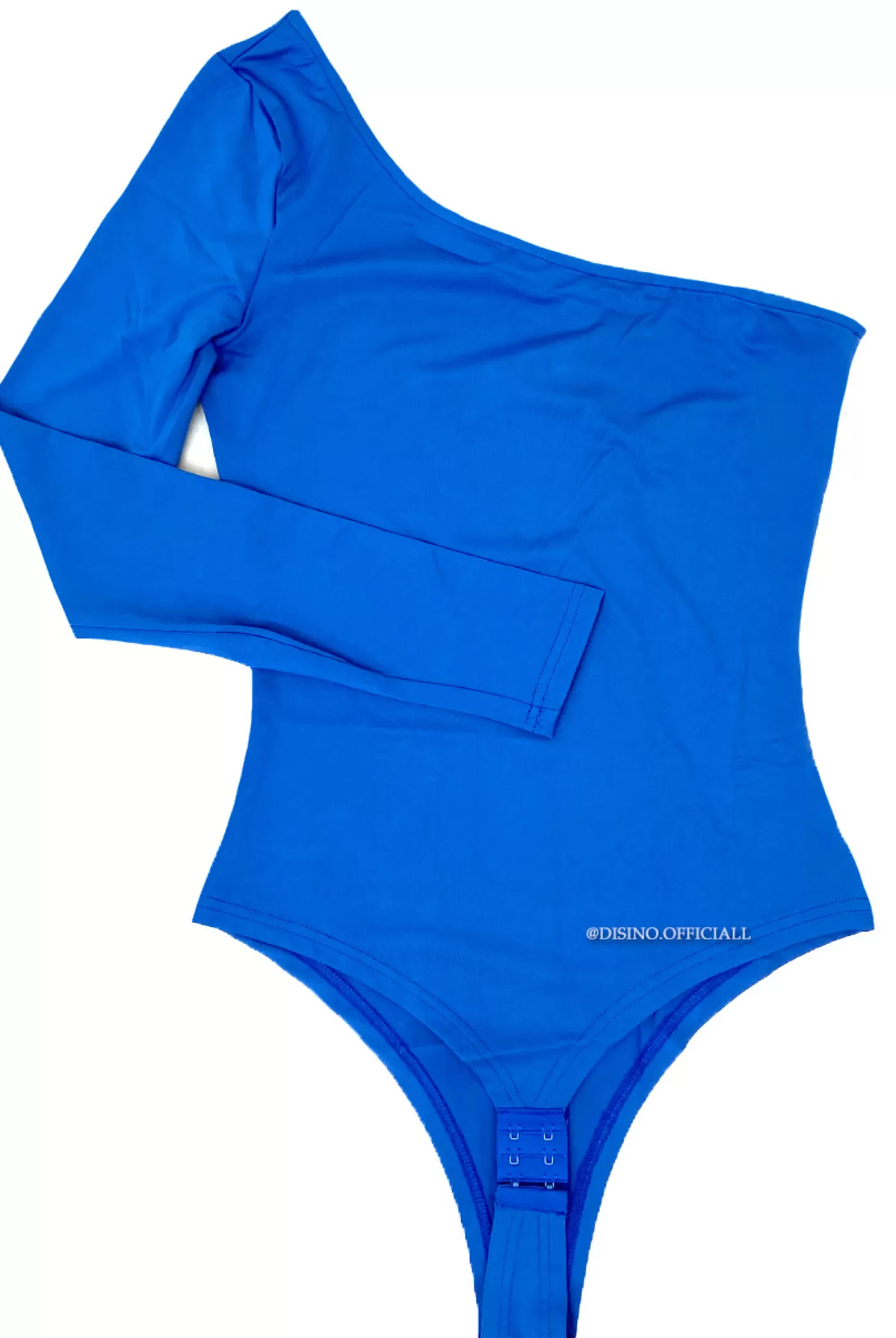 DISINO Royal Blue - 'Kriss' - One Arm Perfect Fit Bodysuit | Vrouw Bodysuits