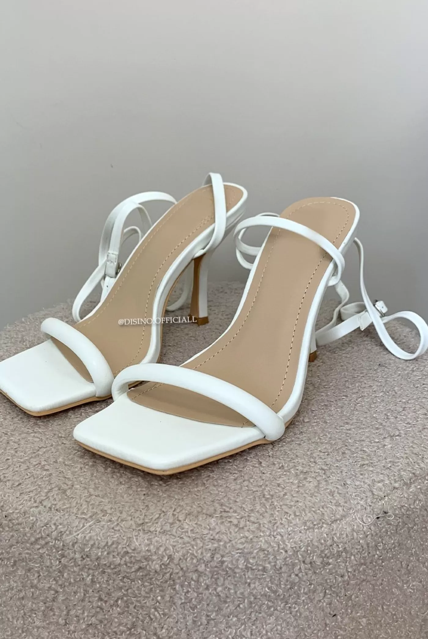 DISINO White - 'Lina Heels' - Touwtjes Hakken Rope Heels | Vrouw Heels